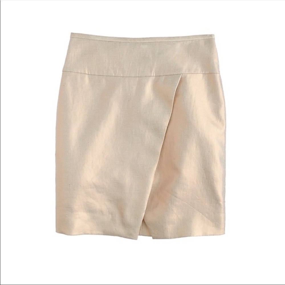 J.Crew metallic skirt